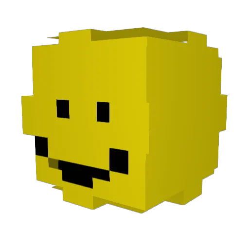 imchenchen Minecraft avatar head, 3D render