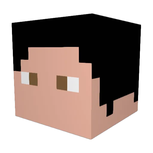 imcooldude123 Minecraft avatar head, 3D render