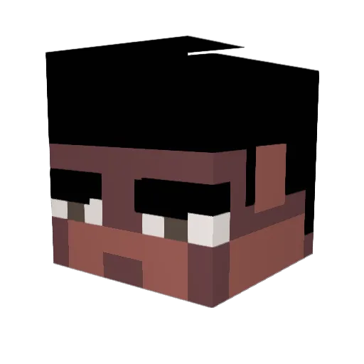 imcp3 Minecraft avatar head, 3D render