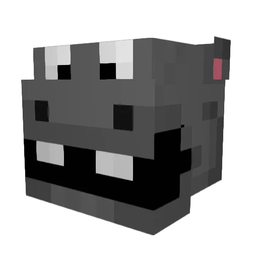 imcryingIRL Minecraft avatar head, 3D render