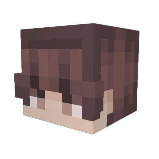 imcslol Minecraft avatar head, 3D render