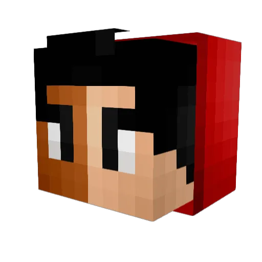 imdafatboss Minecraft avatar head, 3D render