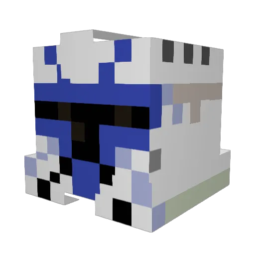 imdevo1 Minecraft avatar head, 3D render