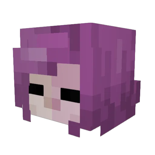 imdomlol Minecraft avatar head, 3D render