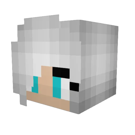 imelixr Minecraft avatar head, 3D render