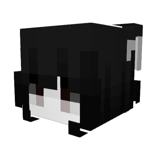 imelora Minecraft avatar head, 3D render