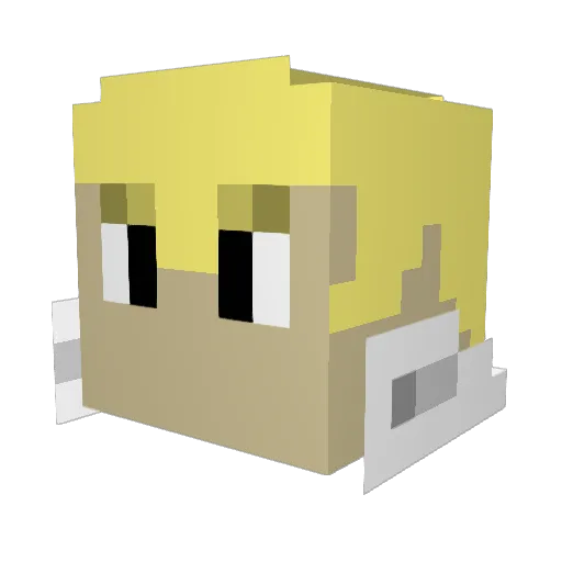 imfastasboi Minecraft avatar head, 3D render