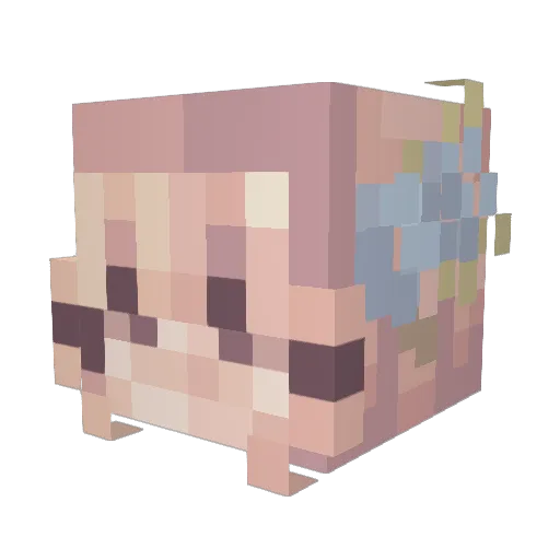imfeelingjaded Minecraft avatar head, 3D render