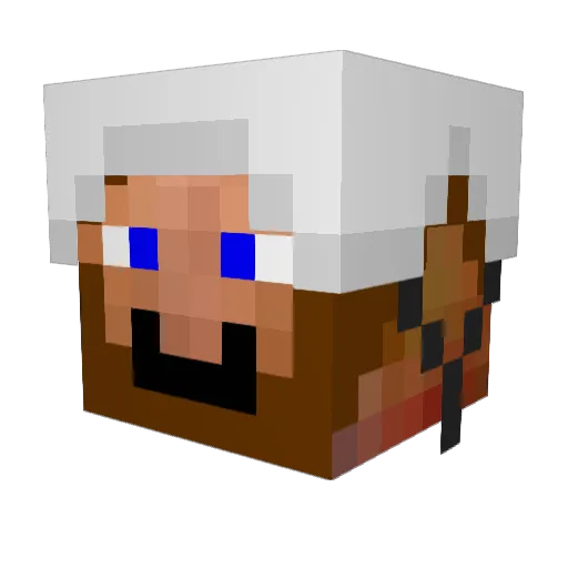 imfilllehd Minecraft avatar head, 3D render