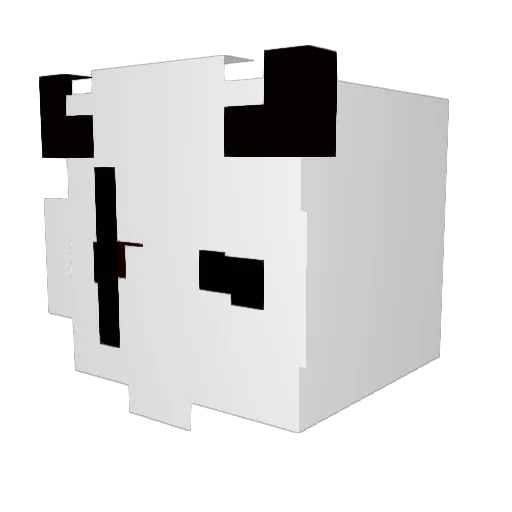 imfloored Minecraft avatar head, 3D render