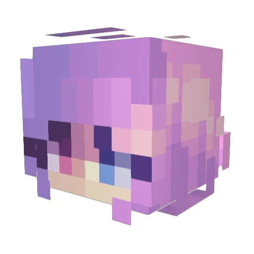 imgabzz Minecraft avatar head, 3D render