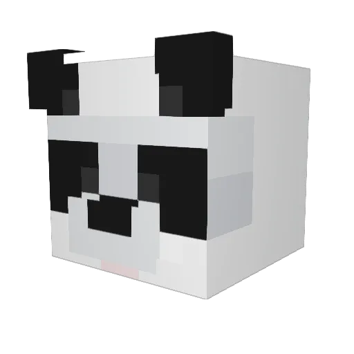 imgarry_ Minecraft avatar head, 3D render
