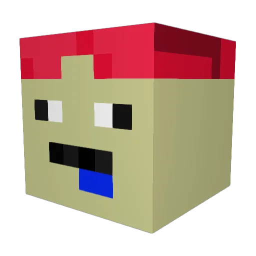 imgood1234 Minecraft avatar head, 3D render