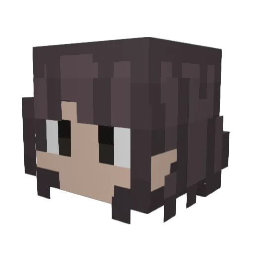 imgriffith Minecraft avatar head, 3D render