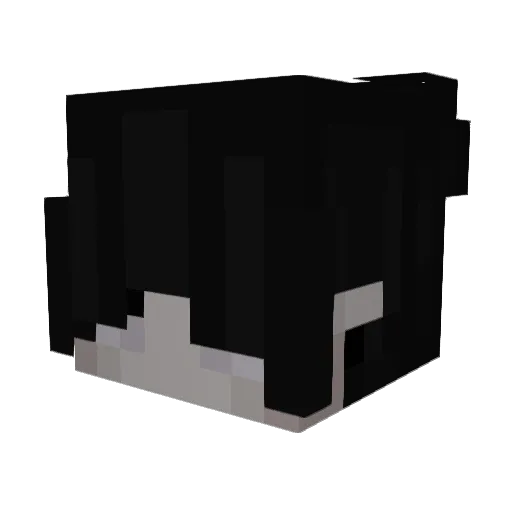 imhere2 Minecraft avatar head, 3D render