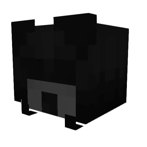 imhoppa Minecraft avatar head, 3D render