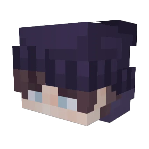 imhunterfr Minecraft avatar head, 3D render