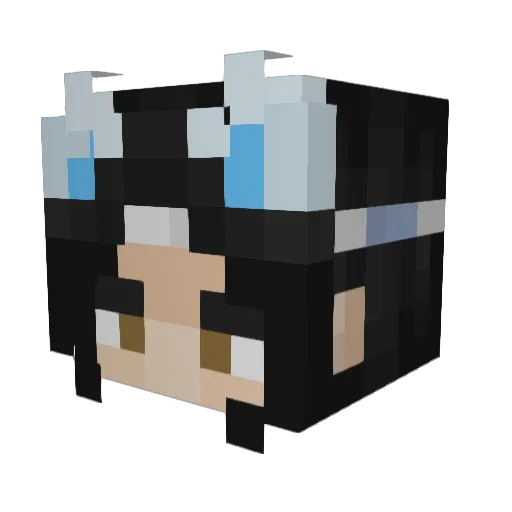 imi_mimi Minecraft avatar head, 3D render
