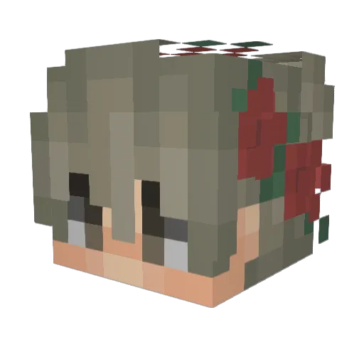 imjay Minecraft avatar head, 3D render