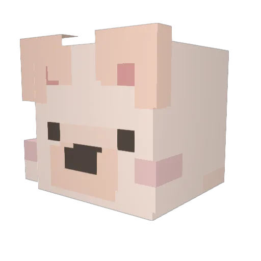imjd7 Minecraft avatar head, 3D render