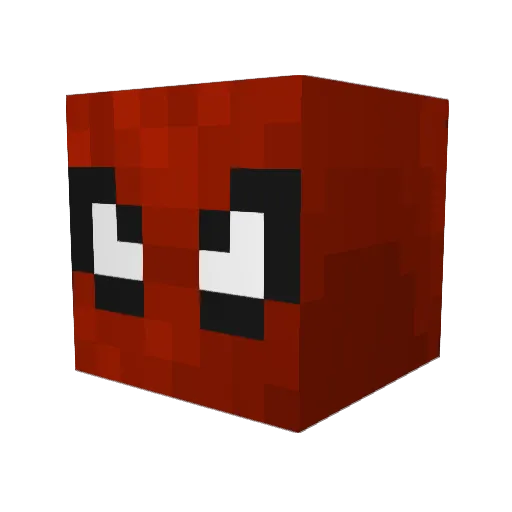 imjustin Minecraft avatar head, 3D render