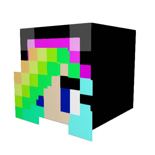 imjustthatguy07 Minecraft avatar head, 3D render