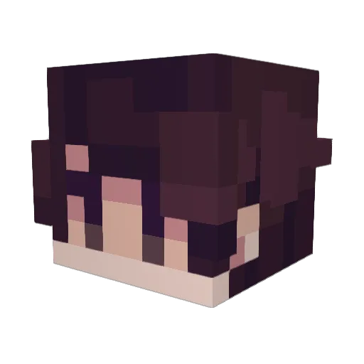 imlens Minecraft avatar head, 3D render