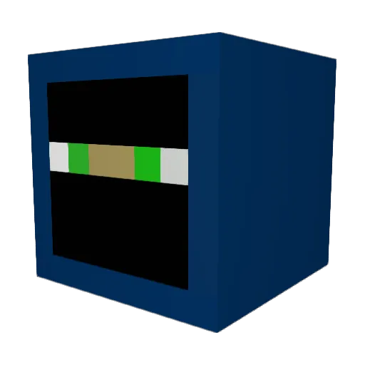 imm0rtql Minecraft avatar head, 3D render