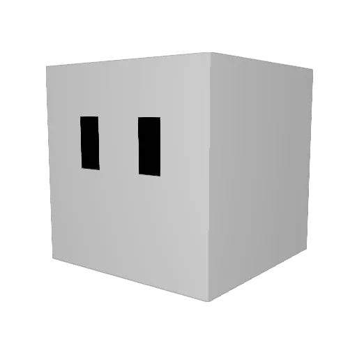 imma_boo Minecraft avatar head, 3D render