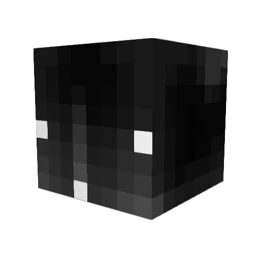 immagoLarpy Minecraft avatar head, 3D render