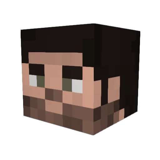 immakoolkid Minecraft avatar head, 3D render