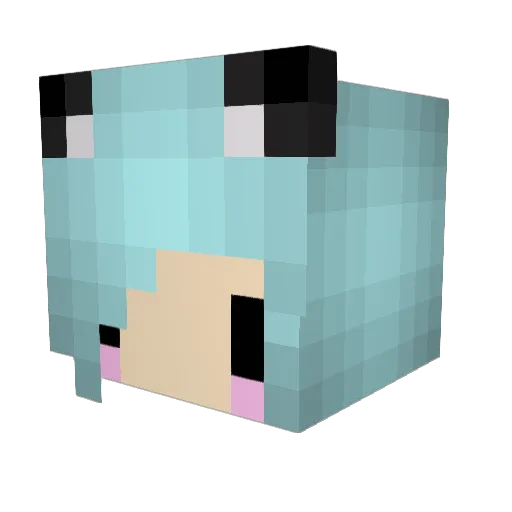 immaprincess666 Minecraft avatar head, 3D render