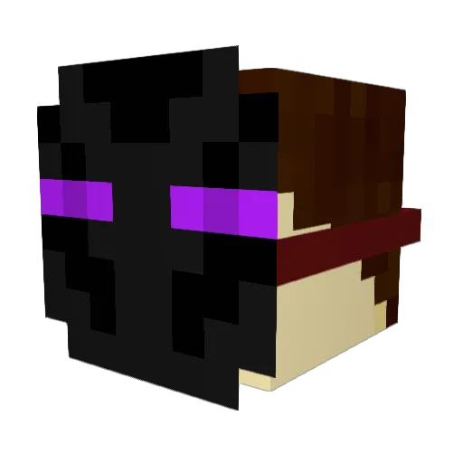 immortal5569 Minecraft avatar head, 3D render
