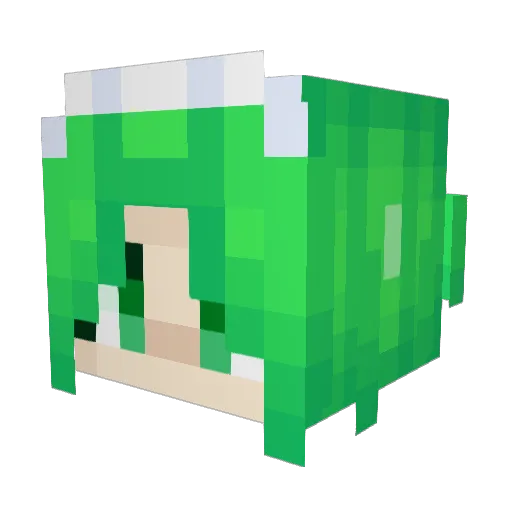 immortalartisan Minecraft avatar head, 3D render