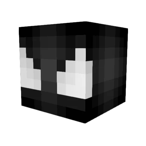 immortale02 Minecraft avatar head, 3D render
