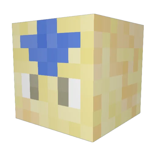 immortaly007 Minecraft avatar head, 3D render