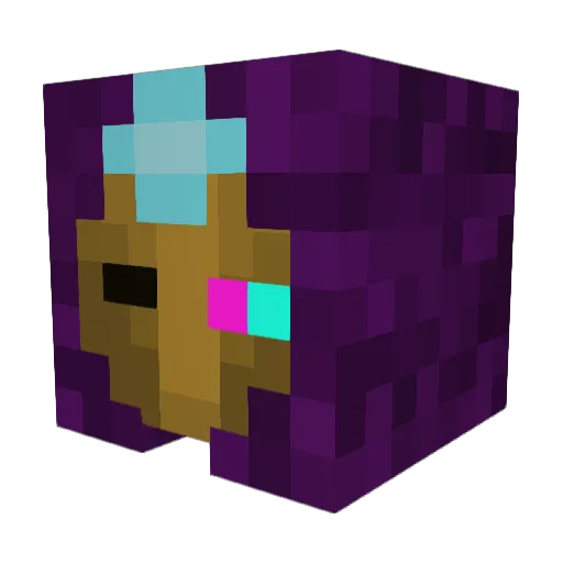 immotai Minecraft avatar head, 3D render