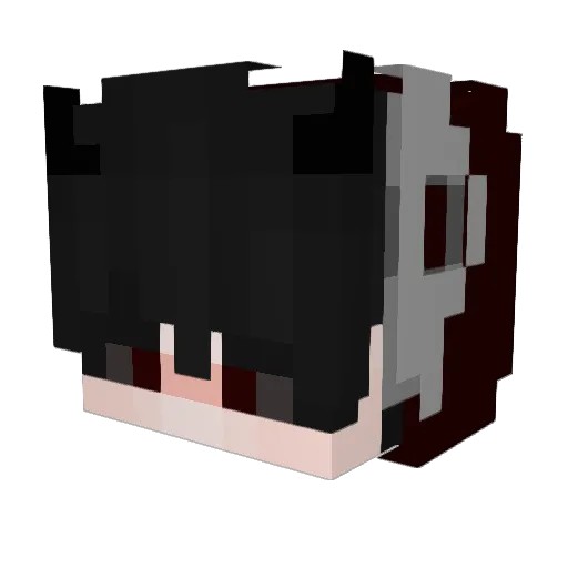 immrileyy Minecraft avatar head, 3D render