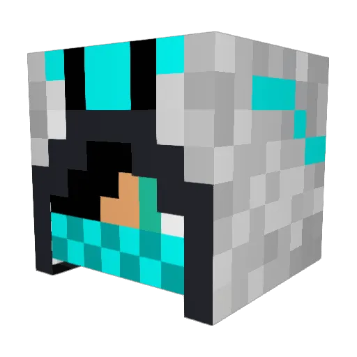 immy007 Minecraft avatar head, 3D render