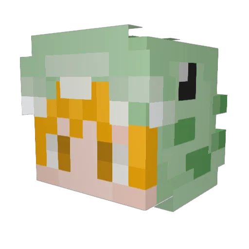 immy_dougy Minecraft avatar head, 3D render