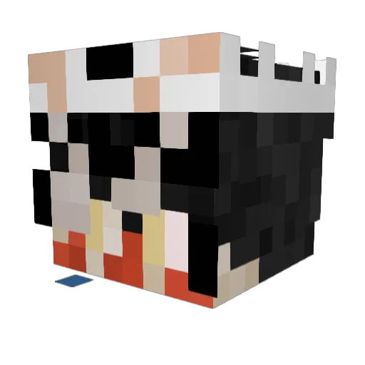 imninewggie Minecraft avatar head, 3D render