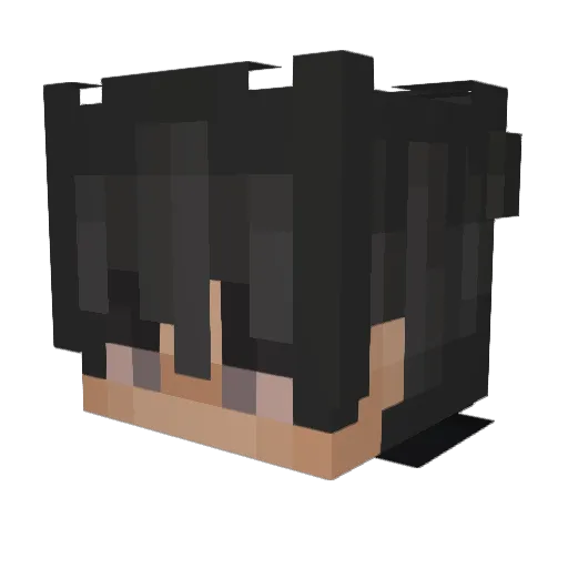 imnoobloll Minecraft avatar head, 3D render