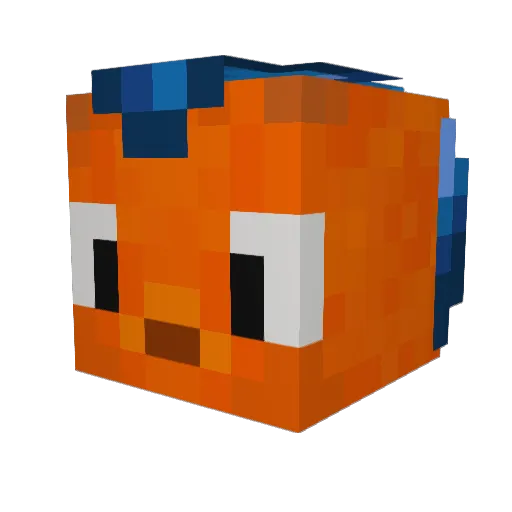 imnotafish2 Minecraft avatar head, 3D render