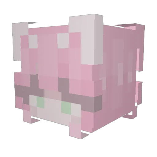 imnotfuture Minecraft avatar head, 3D render