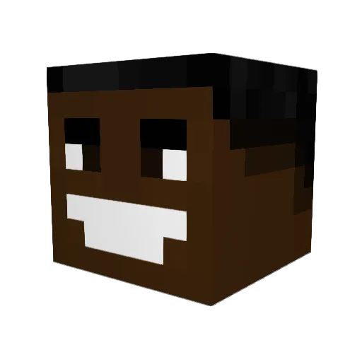 imnotkevo Minecraft avatar head, 3D render