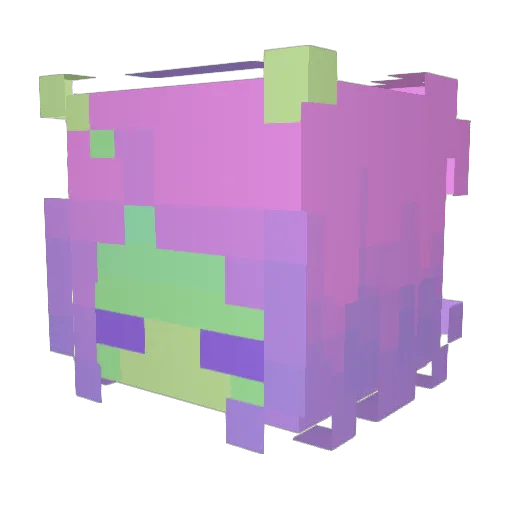 imnotmaryjane Minecraft avatar head, 3D render