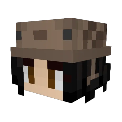 imojeff22 Minecraft avatar head, 3D render
