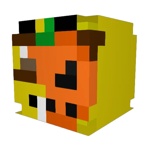 imol_uwu Minecraft avatar head, 3D render
