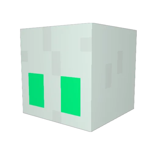 imolin Minecraft avatar head, 3D render