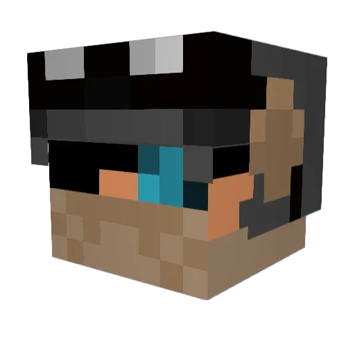 imomo89 Minecraft avatar head, 3D render
